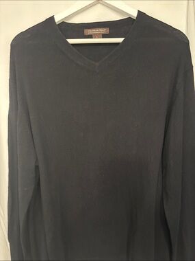 Chatham Road Crewman Road Men's Black V-Neck Pullover Sweater